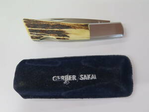No.37　GERBER SAKAI WILD WEST　ガーバー サカイ　ワイルドウエスト　スタッグ　フォールディングナイフ