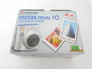 ●FUJIFILM 富士フイルム インスタントカメラ instax mini10 cheki チェキ　箱・説明書付き