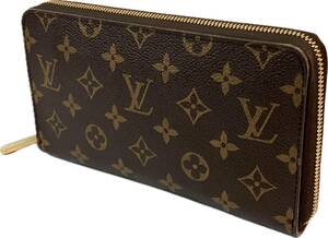 程度良好★ LOUIS VUITTON ルイヴィトン M60002 ジッピーオーガナイザー シリアル番号VI0016 長財布 ジッピー ウォレット モノグラム 即決