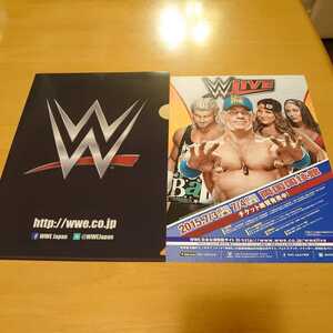 WWE日本公演パンフレット&クリアファイル　新品