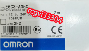 新品 OMRON/オムロン ロータリーエンコーダ　E6C3-AG5C　1024P/R　2M　保証6ヶ月