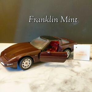 フランクリンミント スケール スケール 1/24 1993 Corvette ZR-1 FRANKLIN MINT 1995年製 コルベット おもちゃ ミニカー 40周年限定モデル