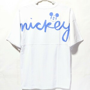 特価/未使用【サイズ=M】 Disney/Mickey/ディズニー/ミッキー/メンズ/半袖/Tシャツ/胸囲=88～96cm/white