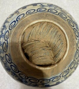唐物 古代錢一罐 （日本古寺藏）掛軸　唐 宋 元 明 清 中国瓷器 古玩 中国美術 古渡 古美術 肉筆 掛軸