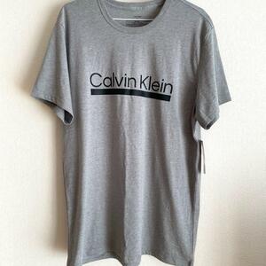 カルバンクライン Tシャツ グレー ロゴ Mサイズ ナイトウェア