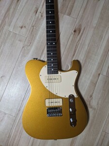 Momose MT3-PP・B/R Gold top P-90 テレキャスタータイプ エレキギター