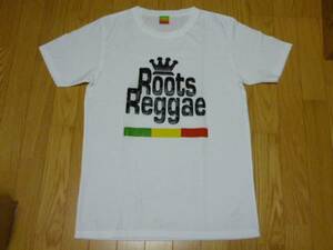 ワケ有り 新品　レゲエ Tシャツ L 白 ROOTS ラスタ ジャマイカ