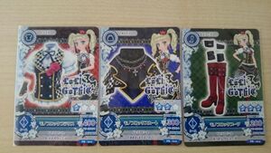 アイカツ 2013 PR モノブロック コーデ セット 3枚 プロモ ユリカ