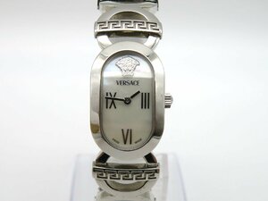 1円◆稼働◆ ヴェルサーチ シルバー クオーツ レディース 腕時計 M15802