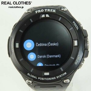 CASIO/カシオ PRO TREK Smart アウトドアウォッチ/腕時計 ブラック WSD-F20-BK /000