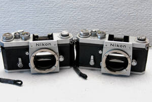 Nikon ニコン 人気の高級一眼レフカメラ（Fボディ + Fボディ）2台まとめて 希少品