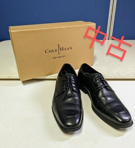 4253　COLE HAAN　ビジネスシューズ　紳士靴　ブラック　中古　サイズ26cm　