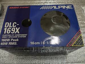ALPINE DLC-169X 元箱と付属品と説明書類