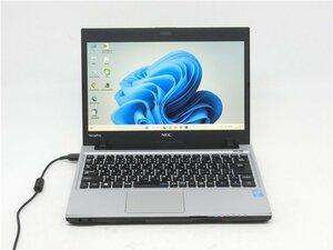 中古/13.3型　1600X900/ノートPC/Windows11/新SSD256/4GB/4世代i5/NEC　VC-H office搭載 HDMI USB3.0　Bluetooth