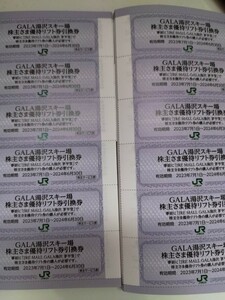 即決　送料63円　GALA湯沢スキー場 株主優待 JR東日本