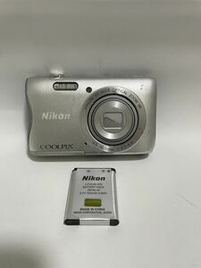 動作品 デジタルカメラ Nikon COOLPIX S3700 Wifi 中古品