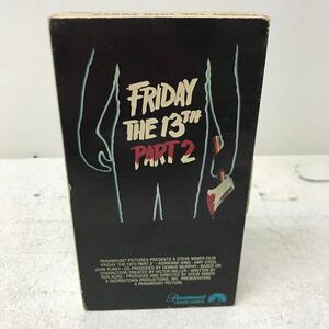 I0419L3 13日の金曜日 FRIDAY THE 13TH, PART2 VHS ビデオテープ Paramount 輸入盤 映画 洋画 VHS1457 ホラー