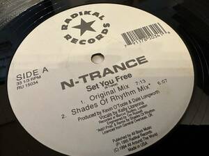 12”★N-Trance / Set You Free / ユーロ・ヴォーカル・ハウス / ブレイクビーツ！