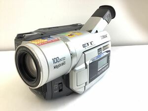 #13314 SONY Digital8 デジタルビデオカメラレコーダー ハンディカム DCR-TRV620 通電確認済み　リチウム電池の交換が必要です。