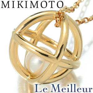 ミキモト パール ペンダントネックレス アコヤ真珠 6.10mm K18 MIKIMOTO 中古 プレラブド 返品OK