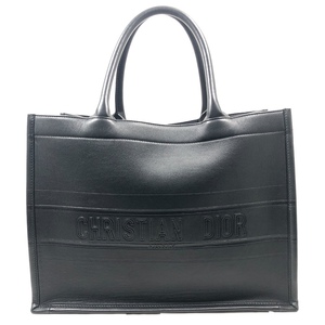 クリスチャン・ディオール Christian Dior ブックトート ミディアム レザー トートバッグ メンズ 中古