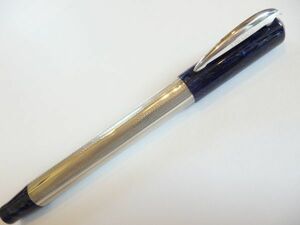 ◆【美品】ビィスコンティ　スターリングシルバー万年筆　ペン先：14K585ソリッドゴールド M　ピストンフィリング