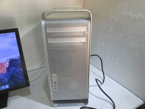 [AP-X01]★Apple Mac Pro (Early 2009) A1289/CPU２基搭載 2×2.26GHz Xeon/HDD1.0TB/メモリ8GB/GT 120 512MB/OS X EI Capitan10.11.6★