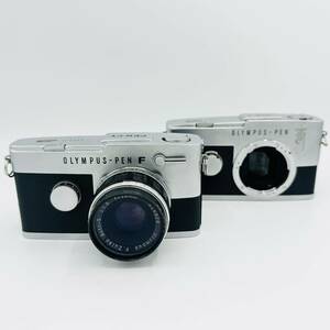 OLYMPUS PEN-FT+Auto-S 38mm f1.8 PEN-F 2台まとめ　ジャンクオリンパス フィルムカメラ ハーフカメラ
