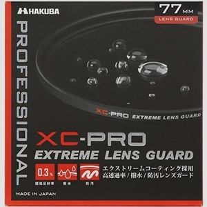 送料無料★HAKUBA 77mm レンズフィルター XC-PRO 高透過率 撥水防汚 薄枠 保護フィルターCF-XCPRLG77