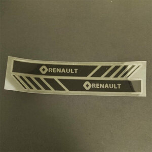 RENAULT ルノー　ドアミラーステッカー ブラック（黒）１セット
