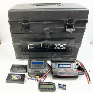 現状品 RC関連まとめセット 京商 ピットボックス HiTEC multi charger X1 AC PLUS III GMA465 Program box G0017 R314SB-E 他 2-5
