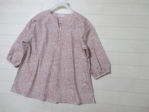 アフタヌーンティー*AFTERNOONTEA WARDROBE　リバティコットンプルオーバーブラウス　Mサイズ