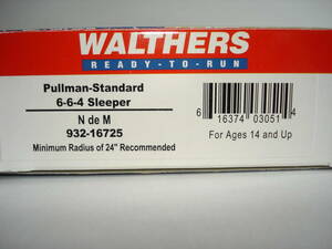 未使用、Walthers　Pullman-Standard　Ｎde Ｍ-2
