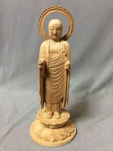 QE4055/仏像 地蔵菩薩立像 木彫 仏教美術