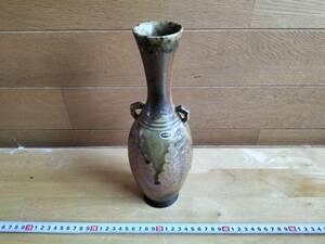 コレクション　昭和　レトロ　アンティーク　花瓶　信楽焼　一輪挿し　飾り　置物　陶器