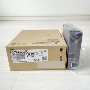 Q03UDVCPU CPUユニット シーケンサ 2023年製 三菱電機 【未使用 開封品】 ■K0043817