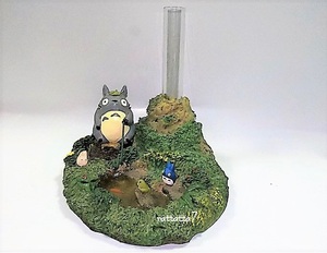 ☆TOTORO☆となりのトトロ☆トトロ達の1輪ざし☆一輪挿し☆釣りトトロ☆フィギュア☆ジブリ☆宮崎駿