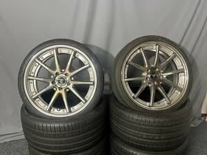 19インチホイール VERZ-WHEELS KCV02 社外ホイール 7.5J+31 114.3-5H グレー 2本 クールレーシング KUHL ヴォクシー ノア VOXY NOAH W424 