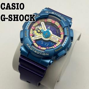 1円 美品 CASIO カシオ G-SHOCK Gショック 限定 GMA-S110HC-6A メンズ腕時計 逆輸入モデル デジタル ラバー 可動 稼働 動作品
