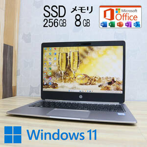 ★美品 M.2 SSD256GB メモリ8GB★ELITEBOOK FOLIO G1 Webカメラ Core m3 6Y30 Win11 MS Office2019 Home&Business ノートPC★P69916