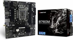 新品 BIOSTAR Intel B760チップセット搭載MicroATXマザーボード 3つの映像出力端子、2.5ギガビットLANを搭載 [ B760MX2-E D4 ]