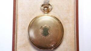 18金無垢(30g) ウォルサム 懐中時計 1919年～1920年 ケース付き WALTHAM アンティーク時計