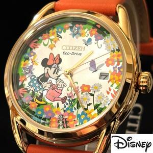 【Disney】CITIZEN/シチズン/レディース腕時計/展示品特価/ミニーマウス.ミニーちゃん/ディズニー/かわいい/花/水やり/ブランド/Japan/希少