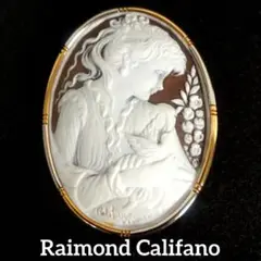 ✨美品✨ Raimond Califano K18 シエルカメオ ブローチ