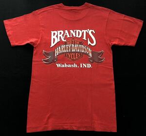 90s USA製 ハーレーダビッドソン フルーツオブザルーム ボディ Tシャツ　　HARLEY-DAVIDSON MADE IN USA インディアナ wabash IND 玉7266