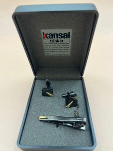 KANSAI YAMAMOTO カンサイ ヤマモト タイピン カフスピン セット ネクタイピン カフスボタン フォーマル　山本寛斎