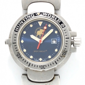 HUNTING WORLD(ハンティングワールド) 腕時計 SPORTABOUT SPL-016211068 レディース ネイビー