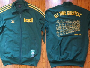 美品■ADIDAS アディダス Brasil ブラジル ワールドカップ トラックジャケット ジャージ■ALL TIME GREATEST MOMENTS 1970■Mサイズ 