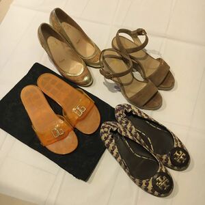 手入れ済み PRADA Christian Louboutin DOLCE&GABBANA TORY BURCH プラダ クリスチャン ルブタン ドルガバ トリーバーチ 靴 レディース 1円