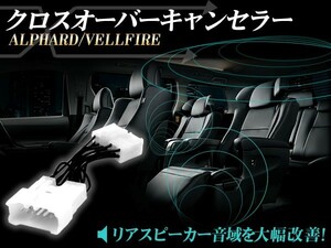 クロスオーバーキャンセラー 20 ヴェルファイア 後期 5.1ｃｈシアターシステム スライドドアスピーカー 全音域出力 簡単装備・カプラーオン